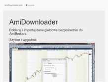 Tablet Screenshot of amidownloader.com